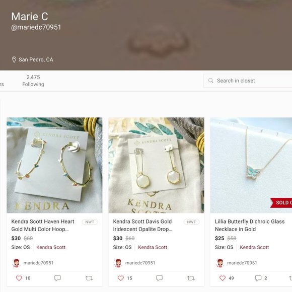 KENDRA SCOTT Elisa Necklace & Elle Earrings PSA! - Picture 12 of 16